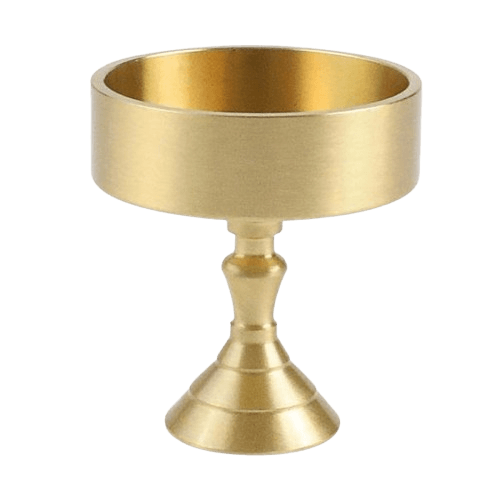 BRASS MODERN CANDLE HOLDER